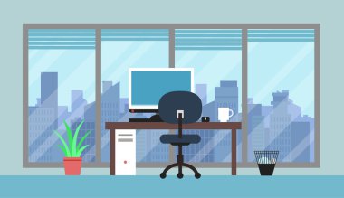 Cityscape ve ofis Oda