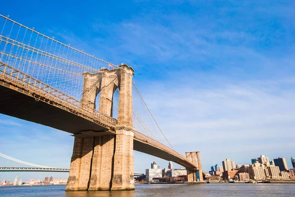 The Brooklyn Bridge, New York City, Verenigde Staten — Stockfoto