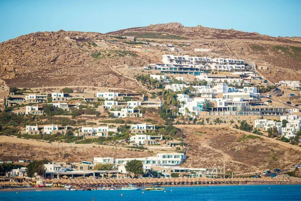 Bellissimo paesaggio sull'isola di Mykonos, Grecia — Foto Stock