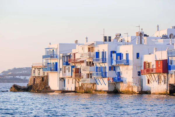 Piccola Venezia nell "isola di Mykonos Grecia Cicladi — Foto Stock