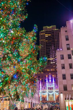 New York City - Jan 01 güzel street, New York City ve Amerika, Ocak 01th, 2018 Manhattan, New York City.