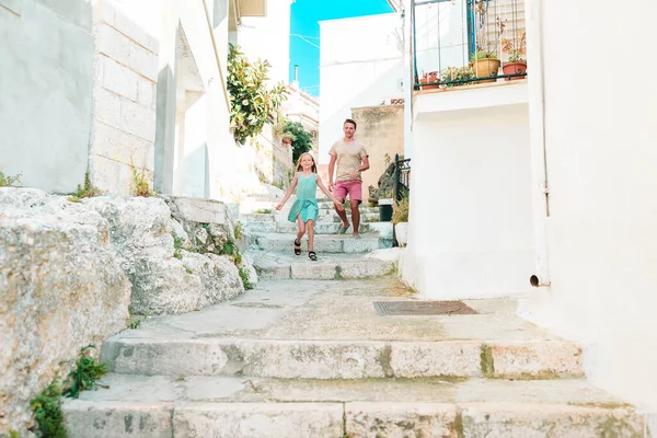 Família de férias na Europa divirta-se — Fotografia de Stock