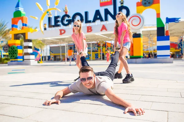 Dubai Legoland en Dubai Parks and Resorts, Dubai, Emiratos Árabes Unidos — Foto de Stock