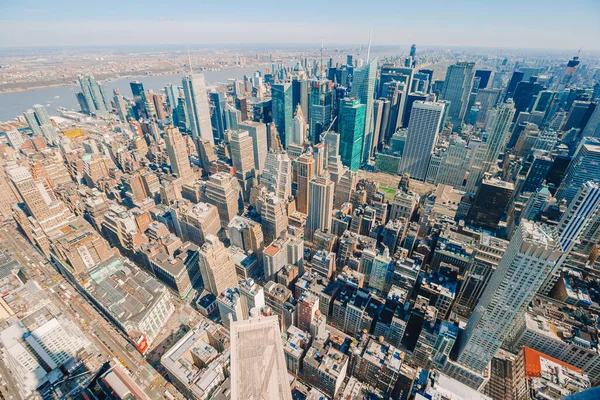 View to New York City from Empire State Building — Stock Photo, Image