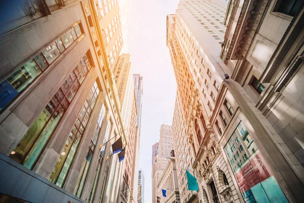 Krásná ulice New Yorku a Ameriky — Stock fotografie