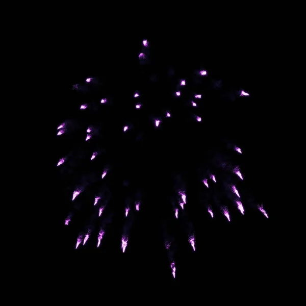 light purple fireworks burst in the air light up the sky with dazzling display and Colorful fireworks festivals on black.