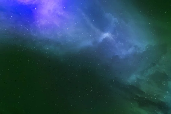 blue and green space color texture abstract Background,space color in galaxy in black background