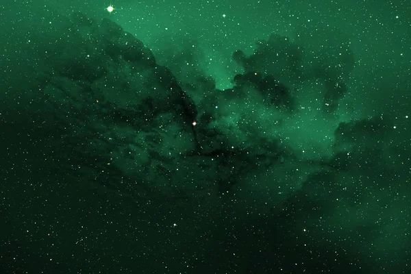 dark green space color texture abstract Background,space color in galaxy in black background