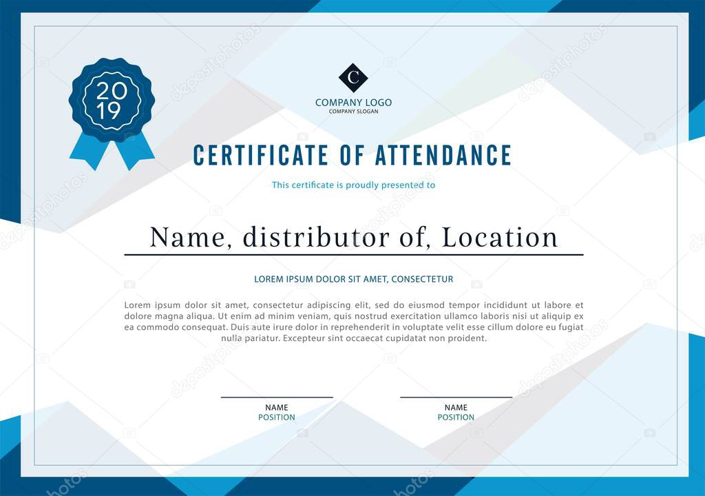 Creative multipurpose eps certificate template design for all types company