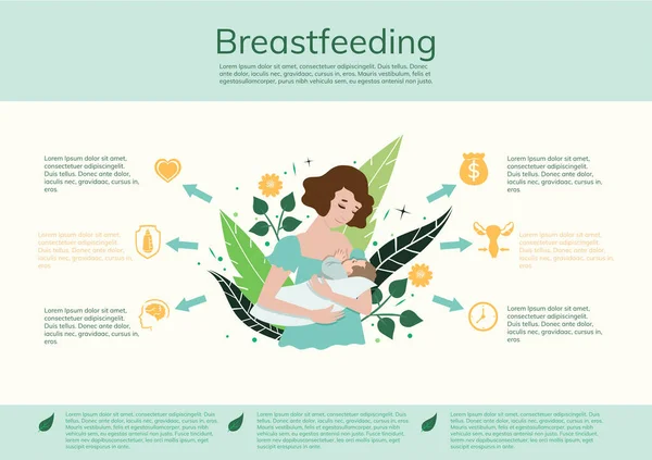 Breastfeeding infographic Stock Vectors, Royalty Free ...