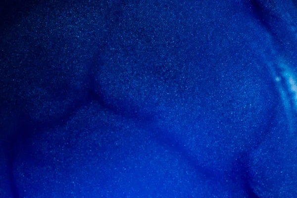 Niebieska Perłowa Farba Zbliżenie Tło Makrofotografii — Zdjęcie stockowe