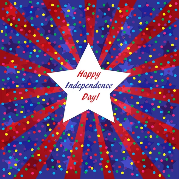 Szczęśliwy dzień niepodległości Usa tło — Zdjęcie stockowe