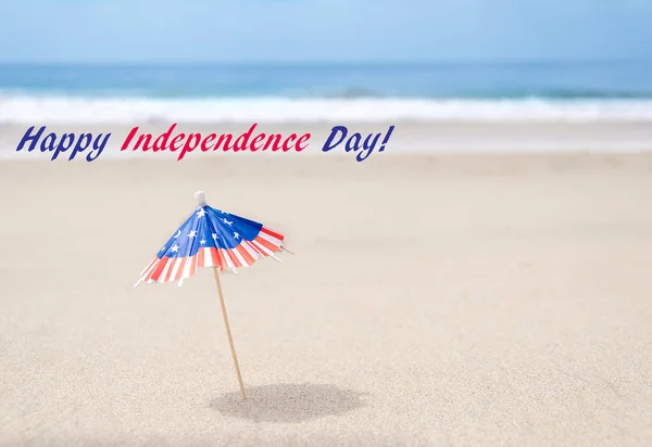 Independence Day USA background with starfishes — Stock Photo, Image