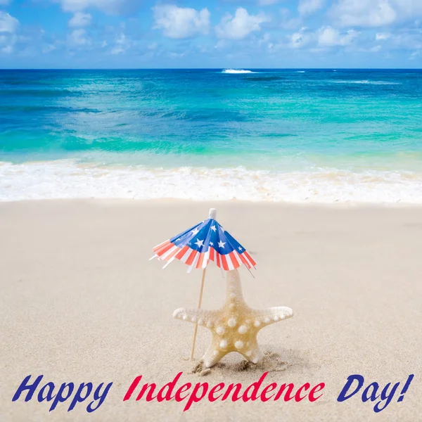 Dzień Niepodległości Usa tło z rozgwiazdy — Zdjęcie stockowe