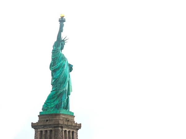 Statue of Liberty - isolated on white