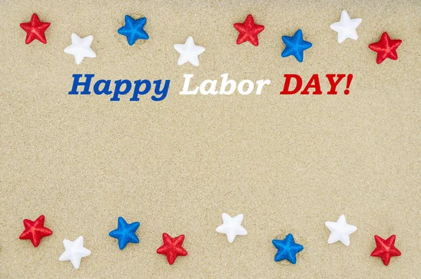 İşçi Bayramı arka plan sahilde