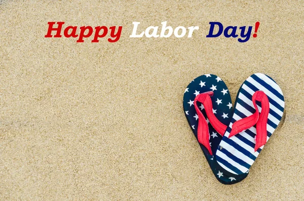 İşçi Bayramı arka plan sahilde