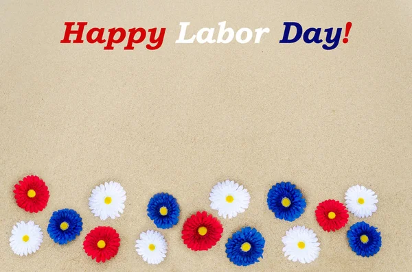 İşçi Bayramı arka plan sahilde