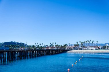 Santa Barbara pier görünümü