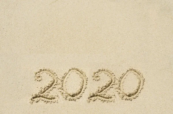 Пляжний фон 2020 року — стокове фото