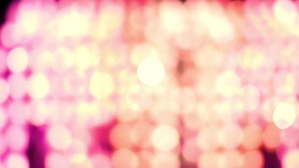 Sfondo Bokeh Astratto Rosa Luce Dalla Lanterna Lanterna Tailandese Notte — Video Stock