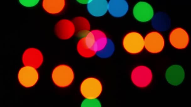 Lumières bokeh fond scintillant cadeaux pour la célébration des vacances. Espace de copie .