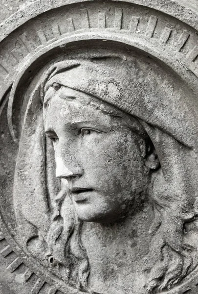 Smutne Oblicze Maryi Dziewicy — Zdjęcie stockowe