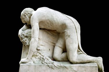 Ölümün görüntüsü. Koca ve mezar