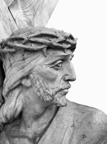 Face Jesus Christ Suffering — Stock Photo, Image