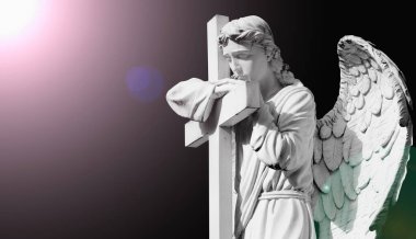 Haçlı melek. Acı ve ölüm.