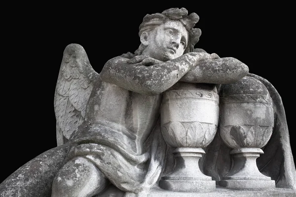 Guardian Angel Grief Sins Man — Stock Photo, Image