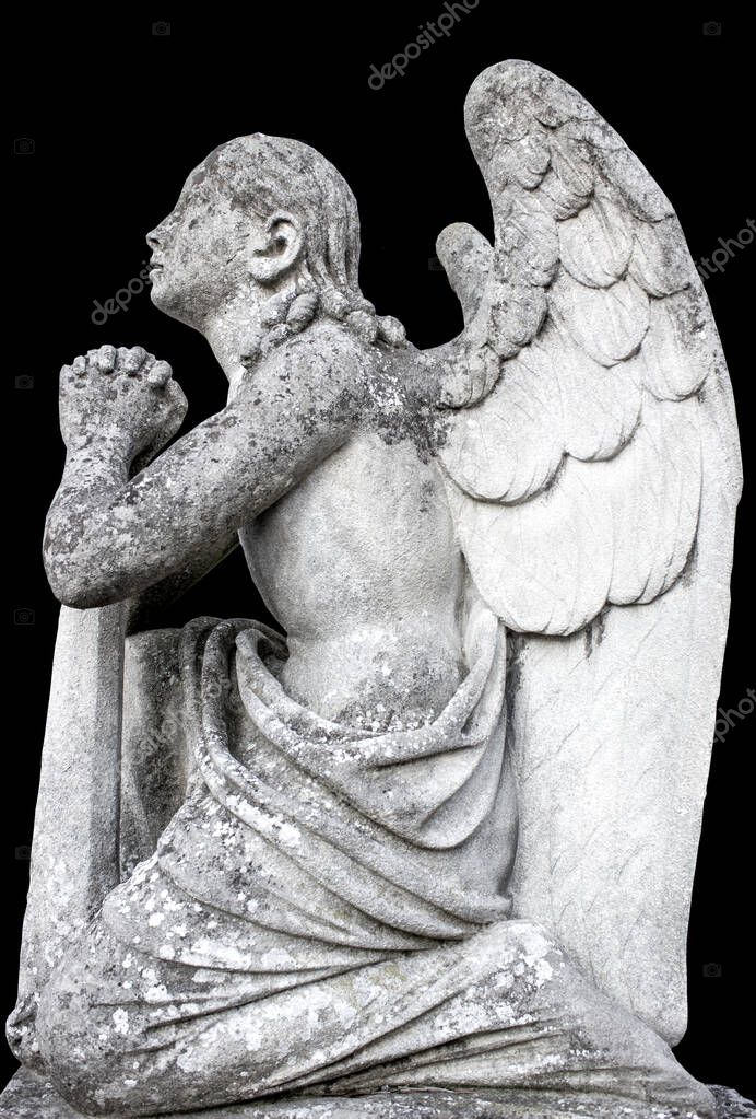 Guardian Angel. Grief for the sins of man