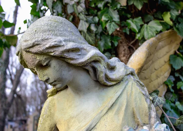 Anjo Morte Imagem Uma Mulher — Fotografia de Stock