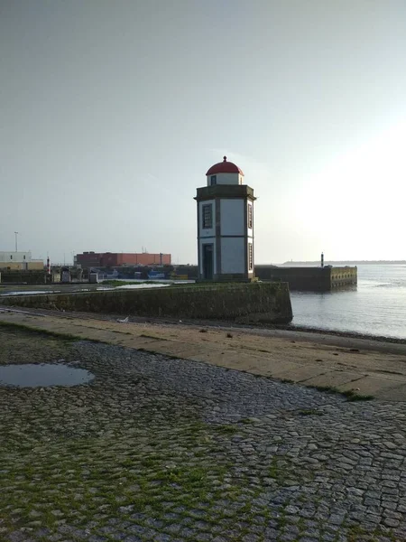 Farol Porto Pesca Viana Castelo — Foto de Stock