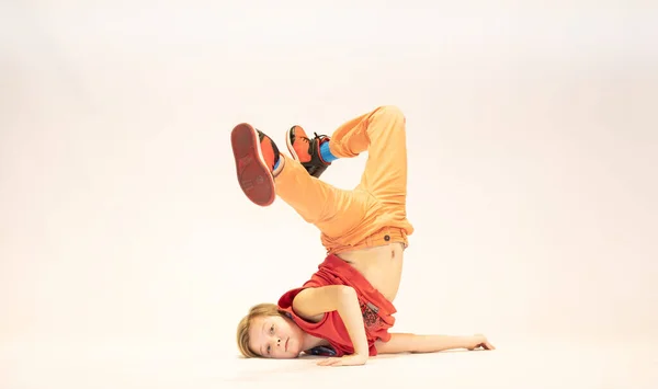 Breakdance Ragazzo Bambino Pazzo — Foto Stock