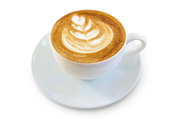 Café quente mocha latte ou cappuccino — Fotografia de Stock