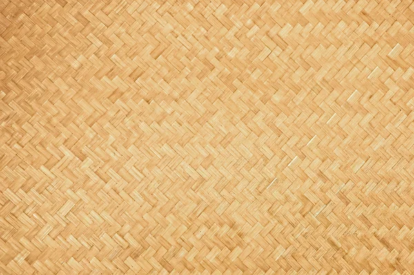 Handarbeit natürlichen gewebten Bambus Textur Hintergrund — Stockfoto