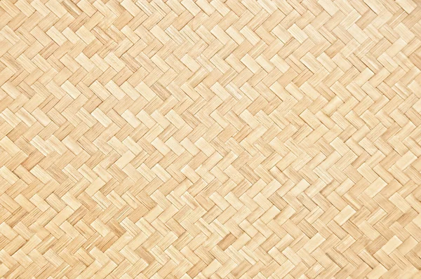 Close Traditional Handcraft Woven Bamboo Pattern Background — Stock Photo, Image