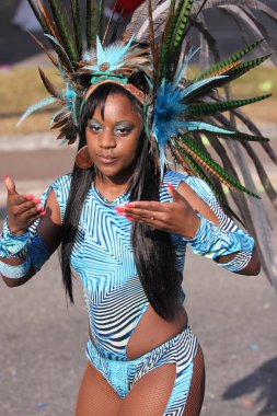 Nice, Fransa - 25 Şubat 2012: Karnaval geçit törenine katılanlar Nice, Karnaval de Nice, Roi de Media, çiçek geçit törenleri