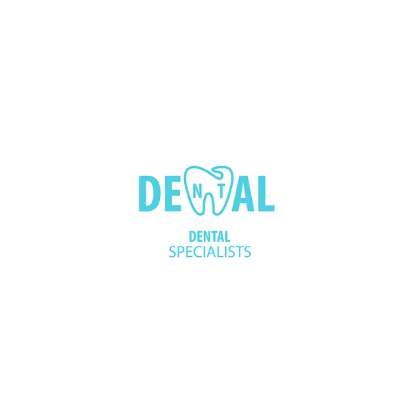 Dental clinic logo tooth icon. — Stock Vector