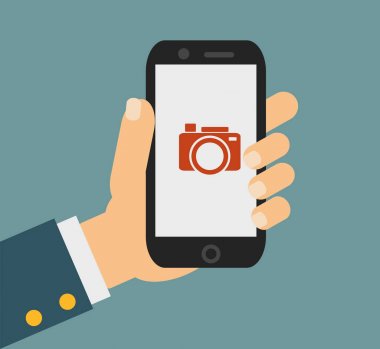 cep telefonu dokunmatik ekran - adam alarak fotoğraf, dijital cihaz ile