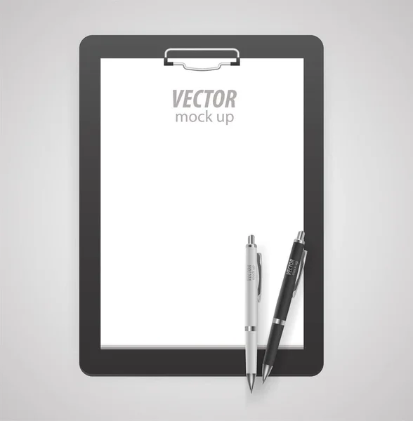 Plantilla de identidad corporativa premium. Maqueta de papelería de negocios con logo. Ilustración vectorial . — Vector de stock