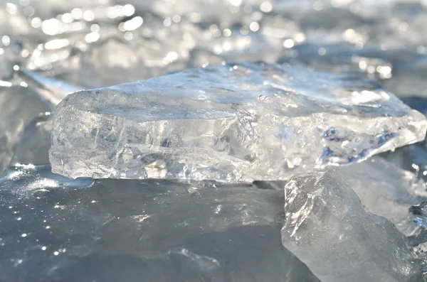 Glare Light Reflected Shards Pure Ice — Stock Photo, Image