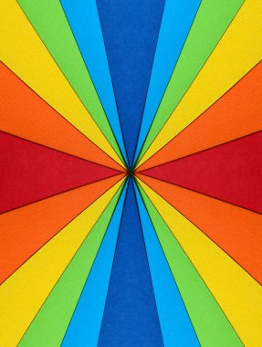 Palet biçimindeki çok renkli çizgilerden soyutlama.