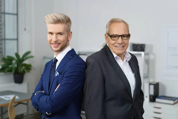 Confident successful business partners posing — Stock Photo, Image