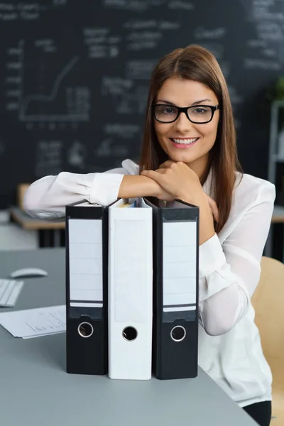 Attractive young business secretary — Stock Photo, Image