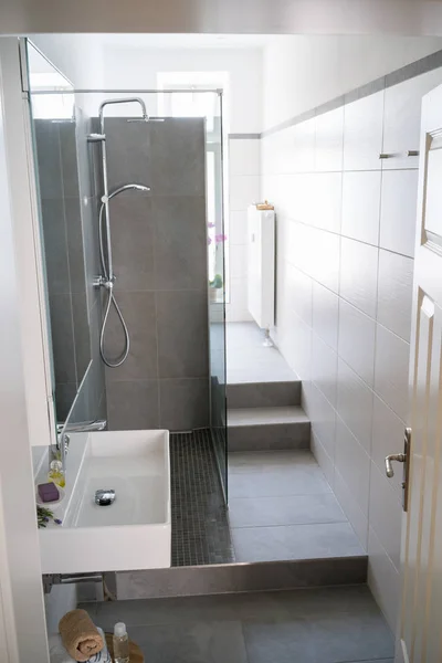 Modern banyo iç mimarisi — Stok fotoğraf