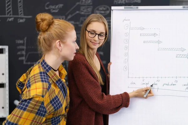 Frauen auf Geschäftstreffen — Stockfoto