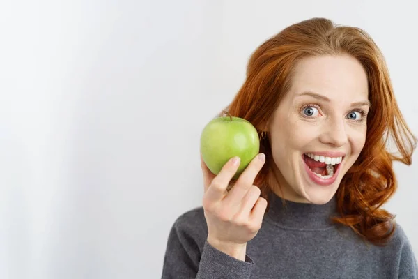 Happy healthy young woman full of vitality — Stock Photo, Image
