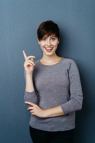 Cheerful young woman — Stock Photo, Image